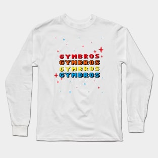 GYMBROS - colorful gym graphic Long Sleeve T-Shirt